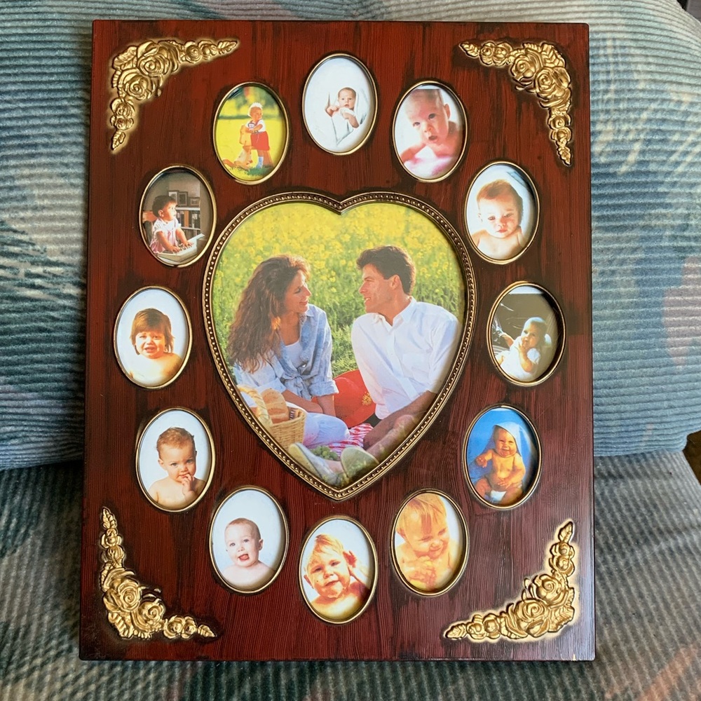 Vintage Plastic Photo Frame